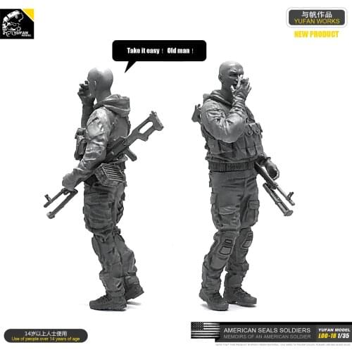 1/35 Resin Figure kits model Soldierself-assembled LOO-18