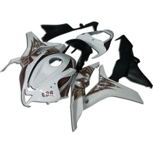 Custom Fairing kit for HONDA CBR600RR F5 07 08 CBR 600RR 2007 2008 cbr600rr ABS white phoenix coffee Fairings set+7gifts HG23