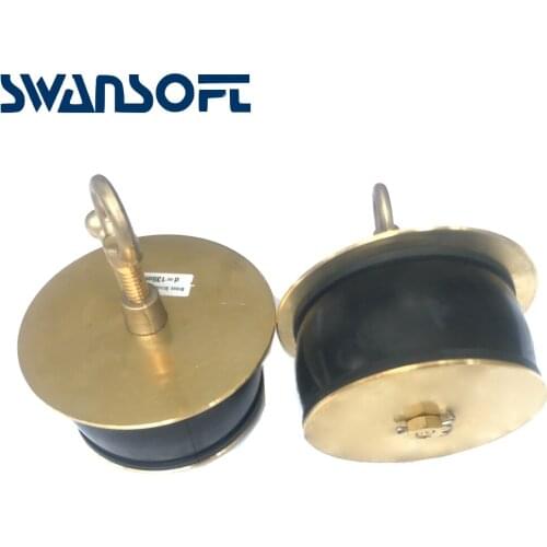 Brass scupper plug 232487 Scupper Plug , Size : d 135 x D 160 x I 65 x L 160mm (6") (Brass)