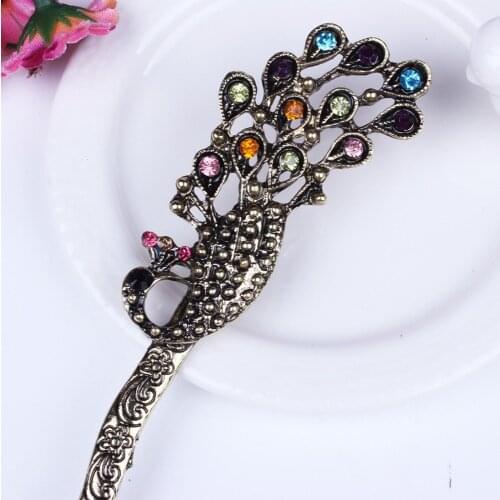 Fashion retro Phoenix Rhinestone hairpin hairpin head hair accessories
