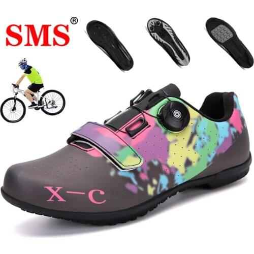 SMS Men Sapatilha Ciclismo Mtb Outdoor Bike Cycling Shoes Men Zapatillas Ciclismo Mtb Women Self-Locking Luminous MTB Shoes