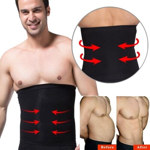 Men Waist Trainer Belt Body Shapers Tummy Control Abdomen Shapers Man Slimming Corset Male Body Modeling Strap Slimming Belt