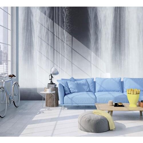 Bacaz Large Waterfall 3d Nature Wallpaper Mural for Living Room Sofa Background 3d Photo Mural 3d Wall Mural Wall paper