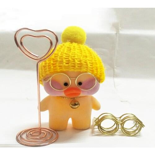 5PCS/Set Fashion Doll Glasses Round Glasses Without Lenses Fit Cute Plush Dolls Birthday Girls Toy Gifts