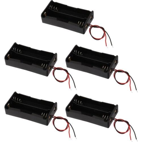 Great Performance Plastic Battery Storage Case Box Holder for 2x18650