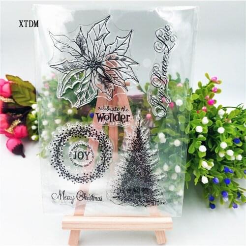 Hot selling cedar transparent clear stamp / silicone seal roller stamp DIY scrapbook album / card production