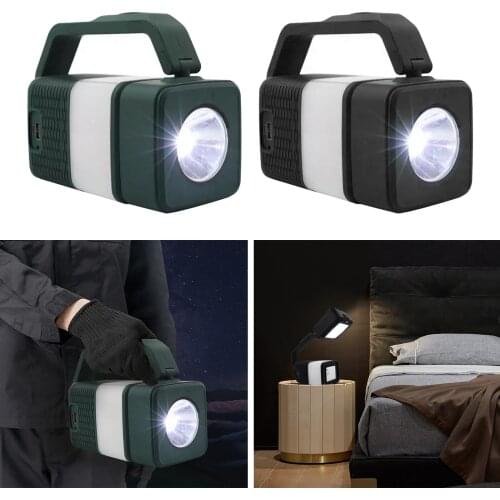 Portable 4-in-1 Camping Lantern Rechargeable Lamp USB Wireless 4800mAh Tech Outdoor Portable Lamp Rechargeable