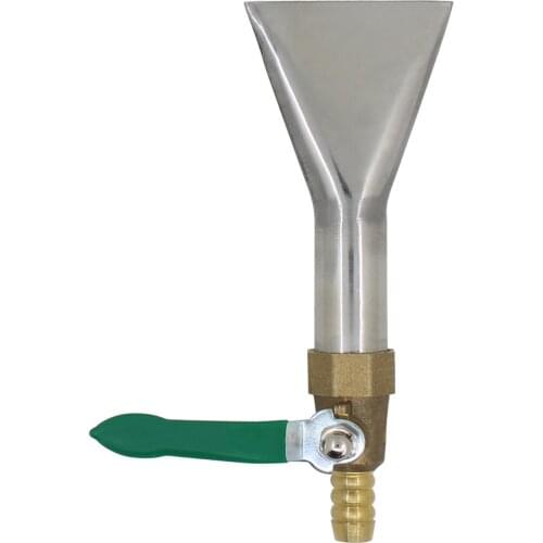 Mm connector flat nozzle universal cleaning machine water nozzle foaming tool duckbill spray nozzle stainless steel 10-12