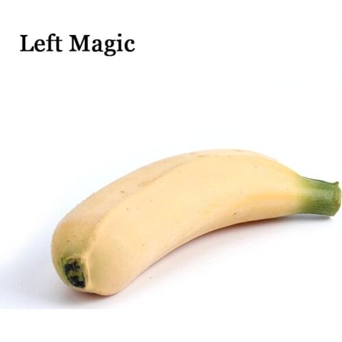 Rubber Fake Banana From Empty Hand Imitation Vanishing Appearing Banana Magic Tricks Stage Gimmick Props Illusion Comedy