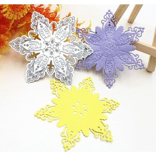 Christmas Snowflake Metal Cutting Dies Stencils DIY Scrapbooking Album Paper Card Embossing Craft Knife Mould Blade Punch Dies