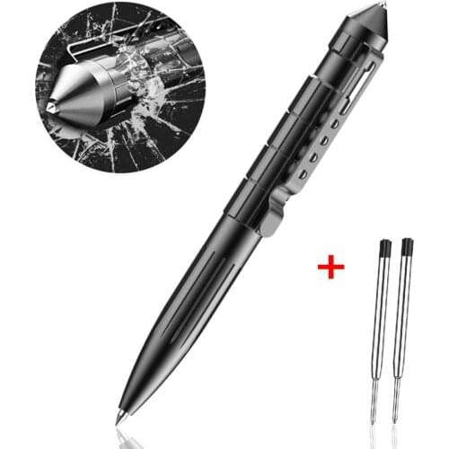 Tactical Pen Self Defense Tool Glass Breaker Survival Kit Aluminum Alloy Steel Head Outdoor EDC