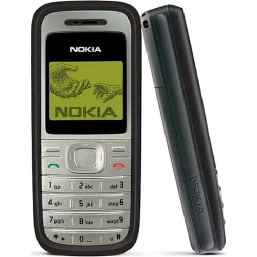 Uusd (90% New) Original NOKIA 1200 Cell Phone unlocked for network GSM900/1800 Used excellent conditions
