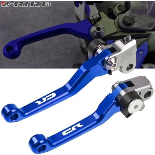 ZRIHE For Honda CR250R CR 250 R 2004 2005 2006-2007 Logo CNC Motorcycle Motocross Pit Dirt Bike Pivot Brake Clutch Levers CR