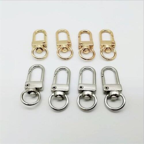 10Pcs/lot New Creative Metal Lobster Clasp Buckle Car Keychain Connectors Dog Buckle Box Components Findings Accessories