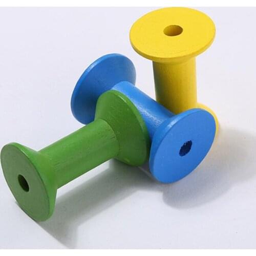 20pcs Assorted Color Thread Bobbin Cord Wire Sewing Handmade Craft Findings