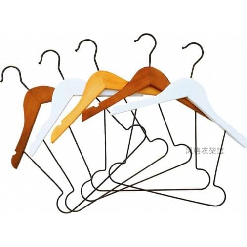 5 pcs/lot Solid Wood Baby Hanger Wooden Pants Hangers Childrens Suits Hangers for Closet Space Saving Anti-skid Clothes Hanging