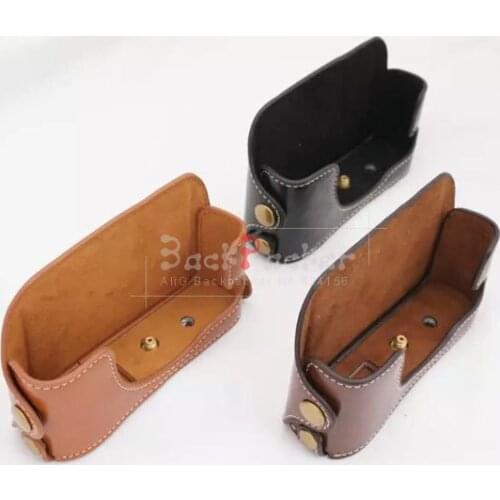 Accessories RX1 RX1R PU Digital Camera Case Bag Half Body Cover for S0ny RX1 RX1R Bottom Open