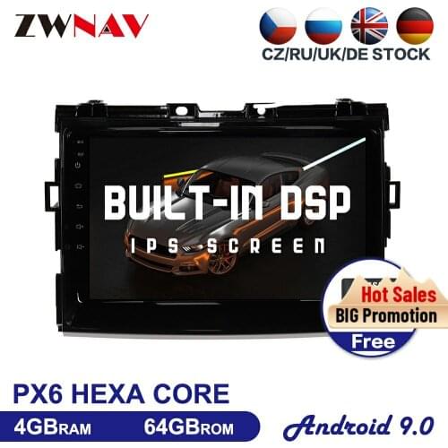 IPS screen Android 9.0 Car multimedia player For TOYOTA PREVIA 2006-2012 car gps navigation radio Autostereo head unit free map