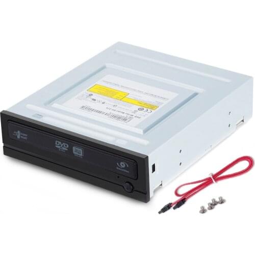 For Universal Windows 98 SE, ME, 2000 WinXP Win7 Win8 Win10 Black 24X Internal Desktop PC Computer DVD-RW Drive SATA Serial ATA