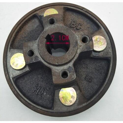 A313 Electric Tricycle Type 130 Disc Brake Pot Brake Drum Rear Axle Brake Hub Brake Cover Suitable for 6205 Bearing