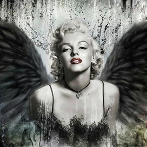 GLymg Embroidery Handicrafts 5d Diamond Painting Needlework Diy Diamond Painting Marilyn Monroe Wall Arts Decor