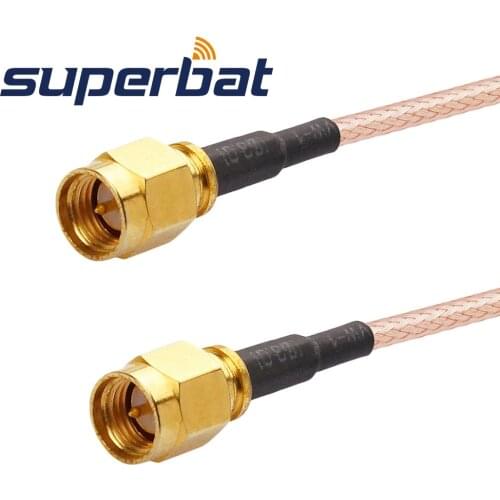 Superbat SMA male Plug to SMA male Plug pigtail Cable RG316 5m long for wireless router wholesale