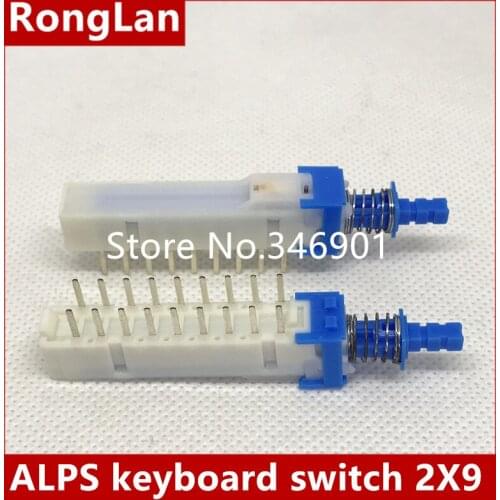 [BELLA]Japan ALPS keyboard switch button switch 2X9 self-locking switch original spot--10PCS/LOT