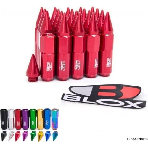 Blox Wheel Nuts M12X1.5/ M12X1.25 Extended Tuner Wheels Rims Lug Nuts Racing Jdm EP-550NSPK-AF