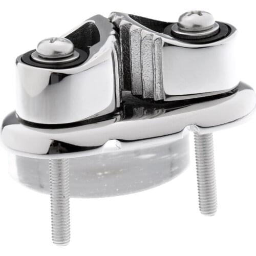 Boat Composite Cam Cleat with Wire Fairlead - Heavy Duty 316 Stainless Steel