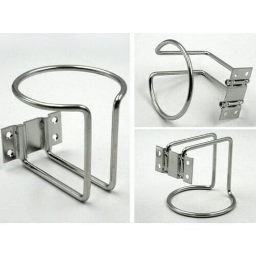 Stainless Steel Drink Bottle Can Cup Holder Boat Marine Yacht Camper Van Ring Motorcycle Cup Holder Car Coasters