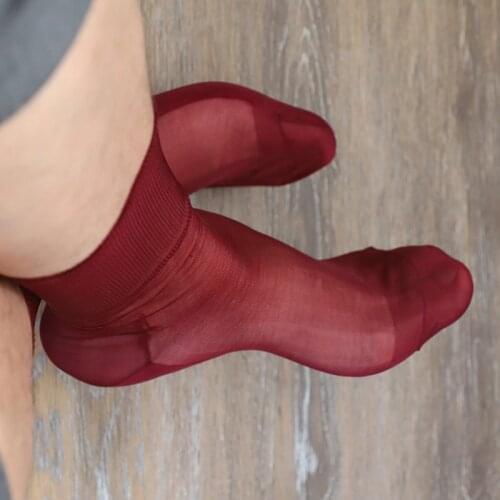 Silky comfortable mens breathable solid color business Formal socks stopki meskie skarpetki chausette homme Dress socks for men