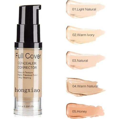 NEW 6ml Face Matte Liquid Foundation Base Makeup Oil Control 24 Hours Lasting Concealer Full Coverage Waterproof Contour Makeup
