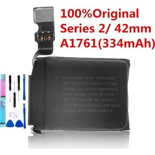 Original A1761 Battery Real 334mAh For Apple watch 2 42mm Series 2 a1761 battery