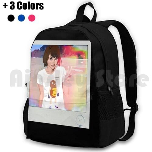 Max Life Is Strange Outdoor Hiking Backpack Waterproof Camping Travel Max Caulfield Life Is Strange Life Is Strange Effect