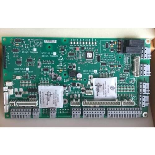 Elevator cabinet controller box main PCB card board pARTS 591886 SDIC 52.Q