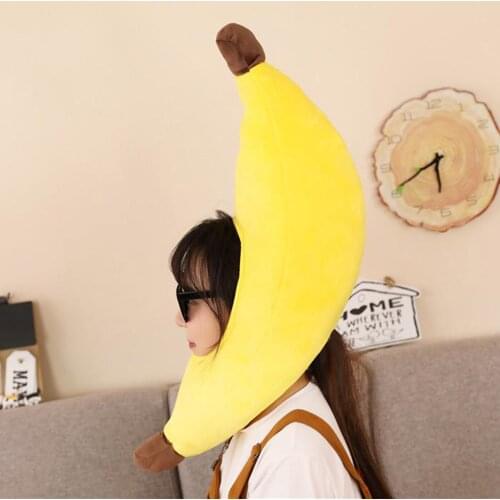 Novelty Xmas Banana Hat Thanksgiving Hat Fancy Dress Accessory