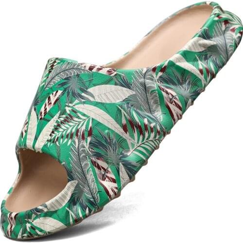 35-45Couples outdoor net celebrity home two wear the same thick-soled bathroom slippers beach shoes