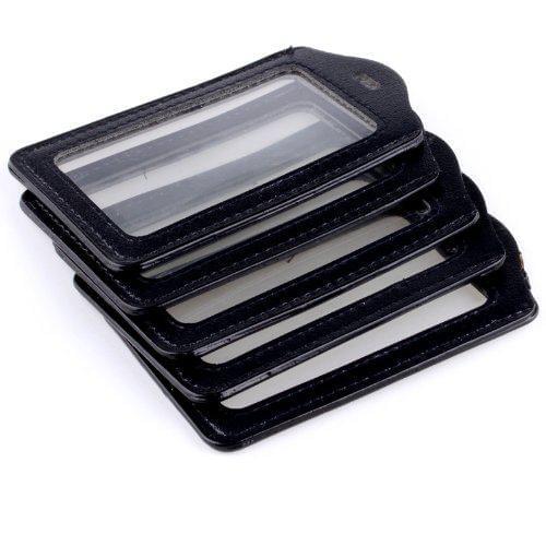 5 PCS Credit Card Holders, PU Card Holder Case for Travel and Work, for Business Cards, Credit Cards, and Driver License