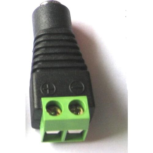 50pcs x DC Power connecter Converter male connector Adapter for CCTV Camera