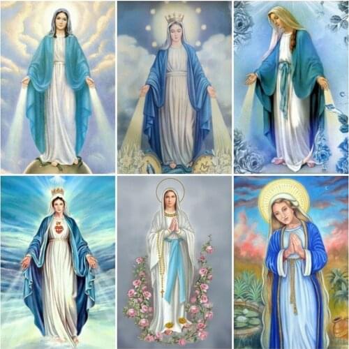 Huacan Full Drill Square Diamond Mosaic Sale Jesus Pictures Of Rhinestones Diamond Painting Icon Religion Diamond Embroidery