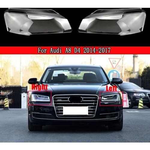 Auto Head Light Lamp Case For Audi A8 D4 2014-2017 Car Front Headlight Glass Headlamps Transparent Lampshade Lamp Shell