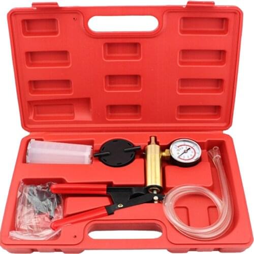 Auto Car Manual Vacuum Pressure Pump Brake Bleeding Portable Durable Repair Set dfdf