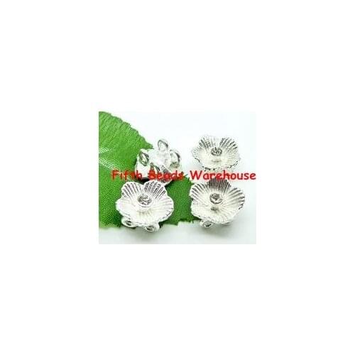 Free shipping R103/R107/R110 silver colour butterfly shape rhinestone connection beads with 4 hole clasp 50pcs/lot