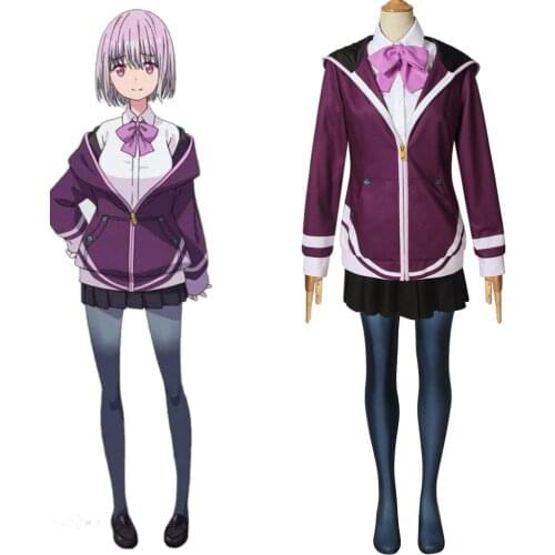 Cosplaydiy SSSS.GRIDMAN Shinjo Akane Cosplay Costume Japanese Anime Denkou Choujin Gridman Uniform Cosplay Cosstume L320