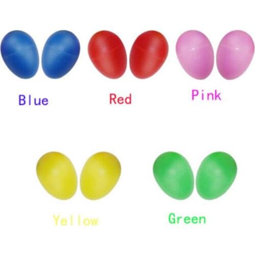 New Sand Eggs Plastic Maracas Shakers Musical Intrument Toy Toddler Children Early Learning Toy Shaker Percussion