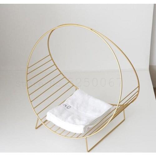 Contracted Creative Magazine Rack Shelf Sitting Room Ground Magazine Rack Modern Mobile Children, Wrought Iron Shelf