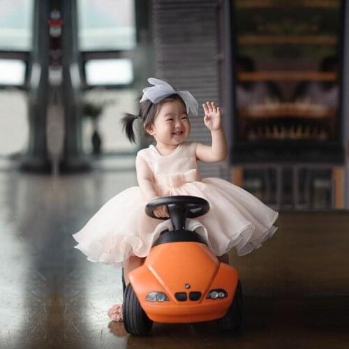 Summer Tutu Dress Baptism Gown 1st Birthday Dress For Baby Girl Pink Princess Infant Dress Party Beading Wedding Clothes