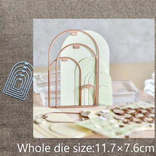 New Design Craft Metal stencil mold Cutting Dies 5pcs labels decoration scrapbook die cuts Album Paper Card Craft Embossing
