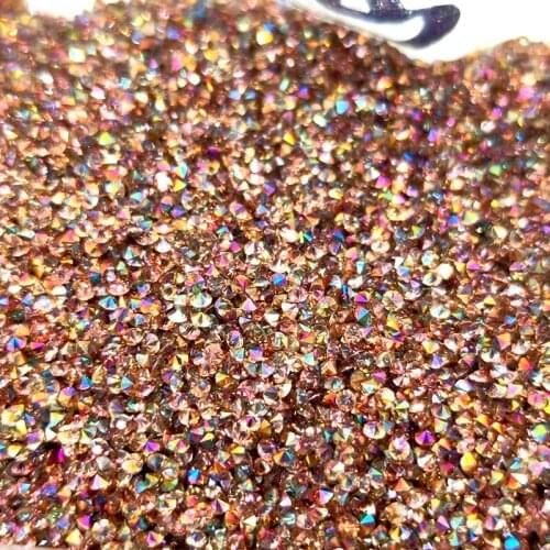 Wholesale 14400 pcs/Pack Nails Crystal Micro Beads Multi-colors 3D Nail Art Rhinestone Decorations Manicure Accessories