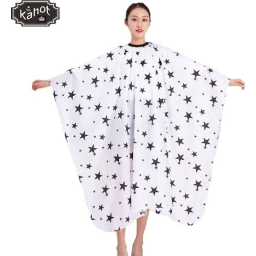 Salon Professional Hair Styling Cape fashion Star Pattern Hair Cutting Coloring Styling Waterproof Hairdresser barber Cape apron